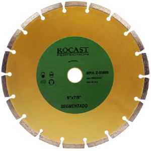 DISCO DIAMANTADO 9 X 7/8 ROCAST