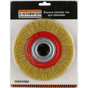 ESCOVA A�O CIRCULAR STARFER 6 X 1 -STARFER