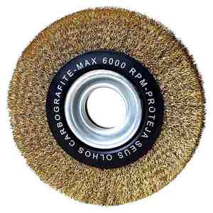 Escova de A�o Circular Ondulada 6 X 3/4 - CARBOGRAFITE