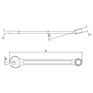 CHAVE COMBINADA PLANA 11MM TRAMONTINA