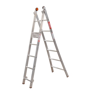 ESCADA EXTENSIVA DE ALUM�NIO DUPLA 2 X 6 DEGRAUS