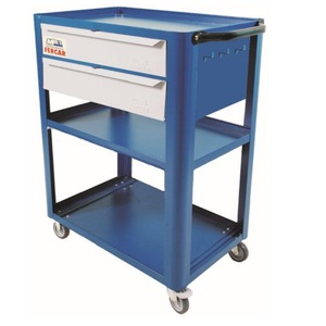 CARRINHO PARA FERRAMENTAS COM 2 GAVETAS - FERCAR C-03