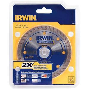 DISCO DIAMANTADO TURBO  110MM  IRWIN
