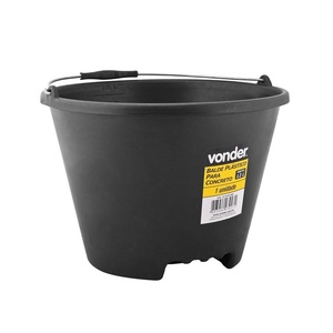 BALDE PL�STICO PARA CONCRETO 12 LITROS - VONDER 33.15.012.000