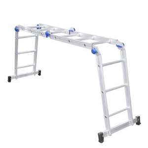 ESCADA MULTIFUNCIONAL EM ALUM�NIO 3X4 COM 12 DEGRAUS 